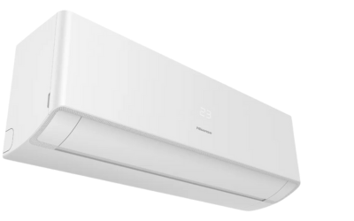 Aire acondicionado minisplit Hisense Inverter 1 tonelada frío/calor 127V en color blanco