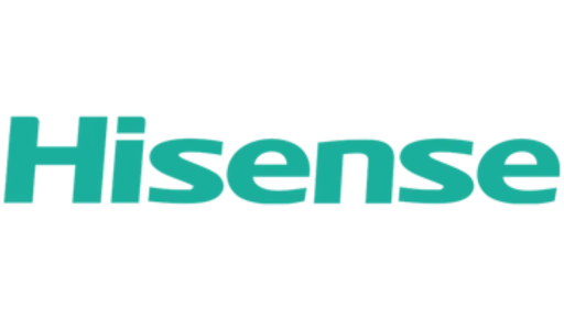 Logotipo oficial de Hisense, marca de minisplits y tecnología para el hogar