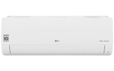 Minisplit LG Dual Inverter blanco de 1 tonelada montado en pared